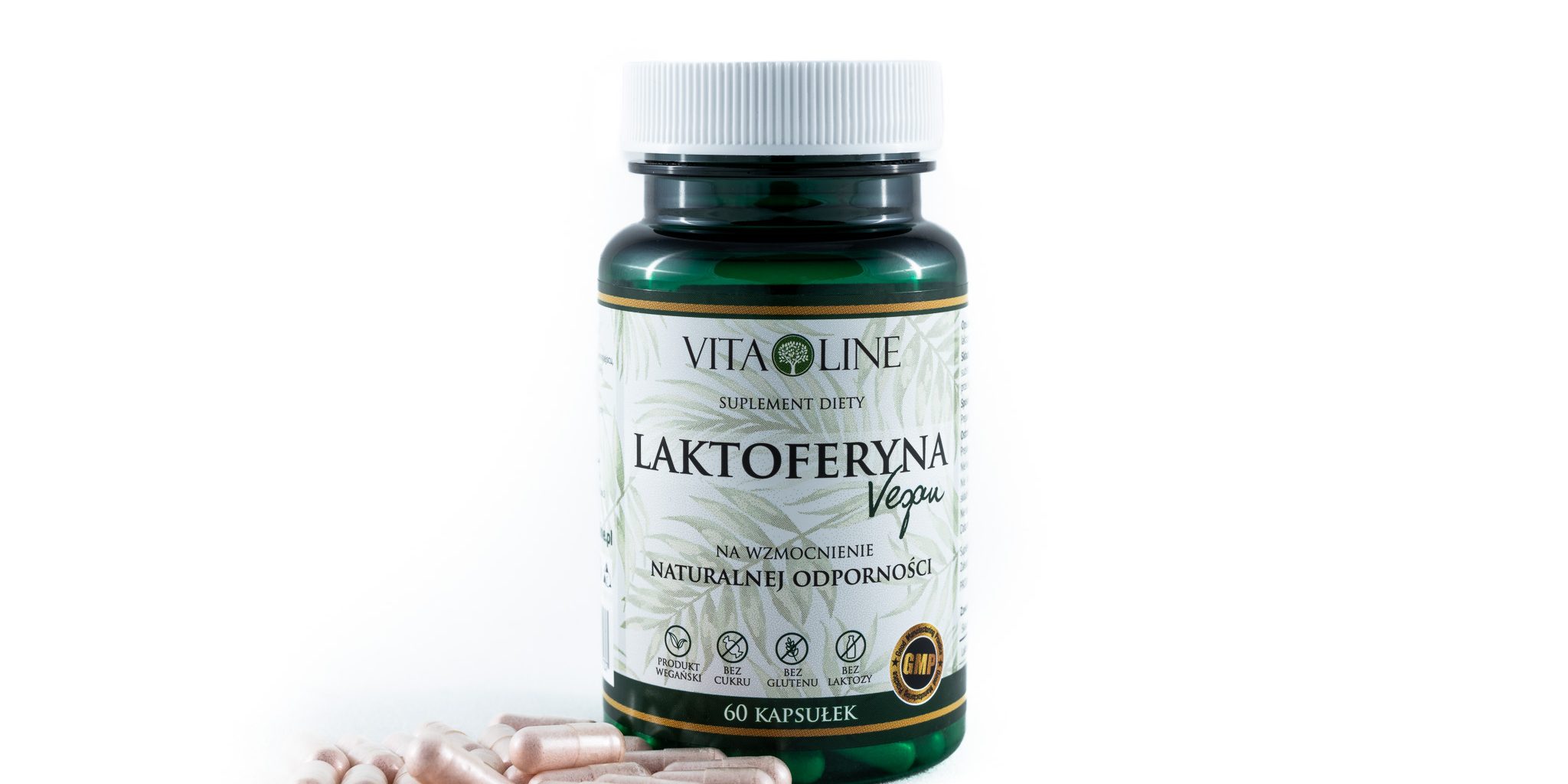 Kapsułki Laktoferyna Kapsułki Laktoferyna Suplementy diety vita-line