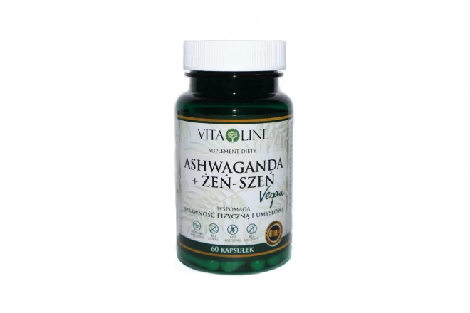 Suplementy vita-line Ashwaganda + Żeń Szeń