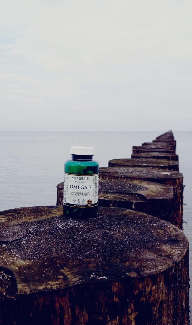 Omega kapsułki morze Suplementy vita-line omega-3